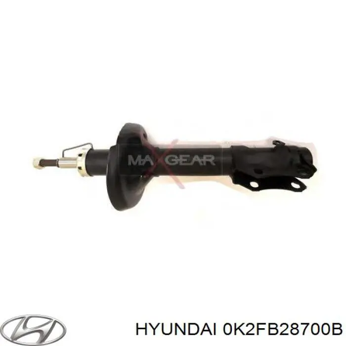 Amortiguador trasero derecho 0K2JB28700B Hyundai/Kia