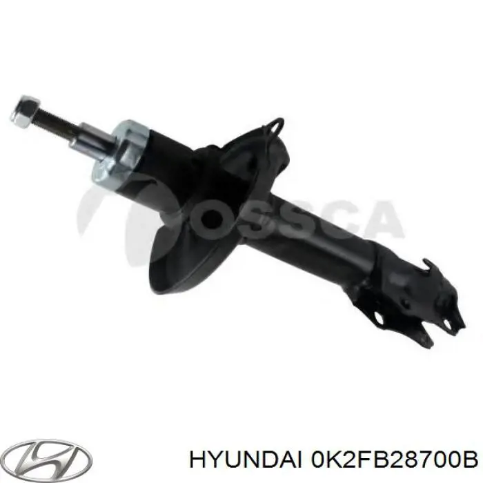 Amortiguador trasero derecho 0K2FB28700B Hyundai/Kia