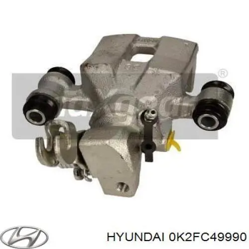 0K2FC49990 Hyundai/Kia pinza de freno trasera izquierda