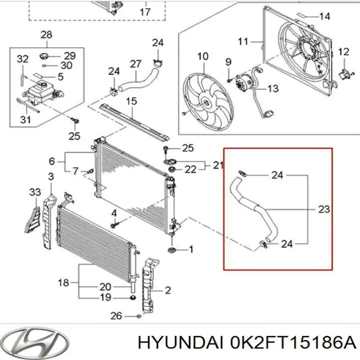 0K2FT15186A Hyundai/Kia