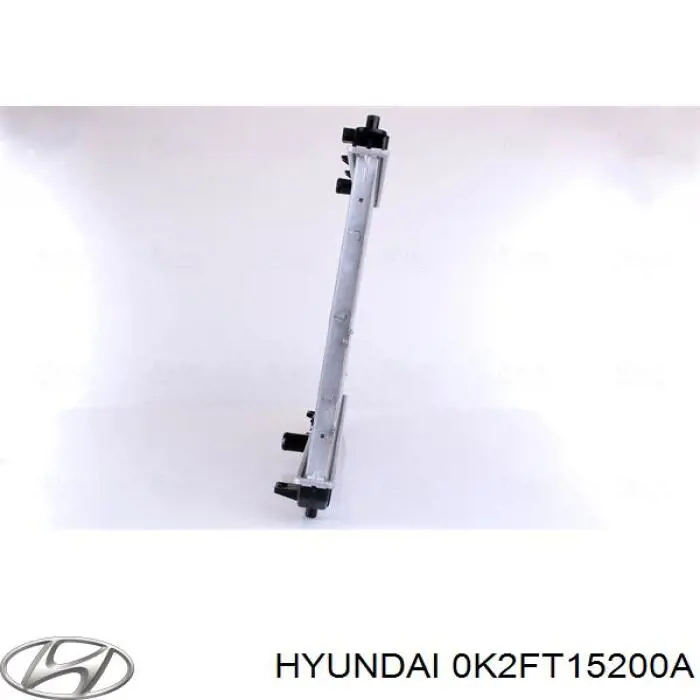 0K2FT15200A Hyundai/Kia radiador refrigeración del motor