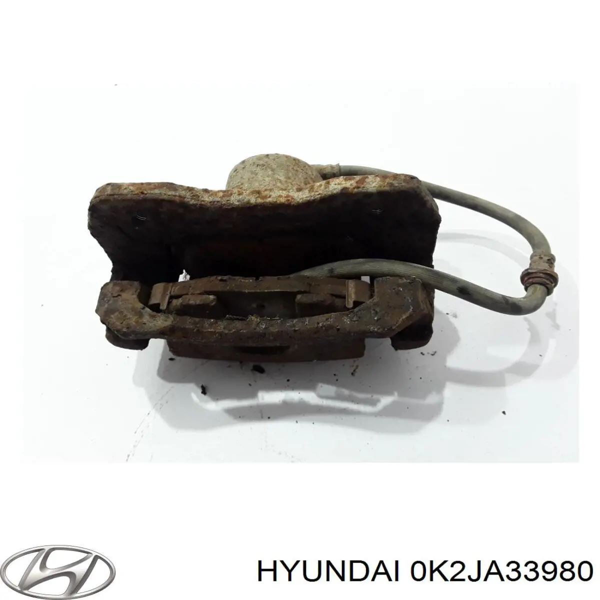 0K2JA33980 Hyundai/Kia pinza de freno delantera derecha