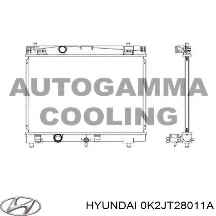 OK2JT28011A Hyundai/Kia Muelle trasero