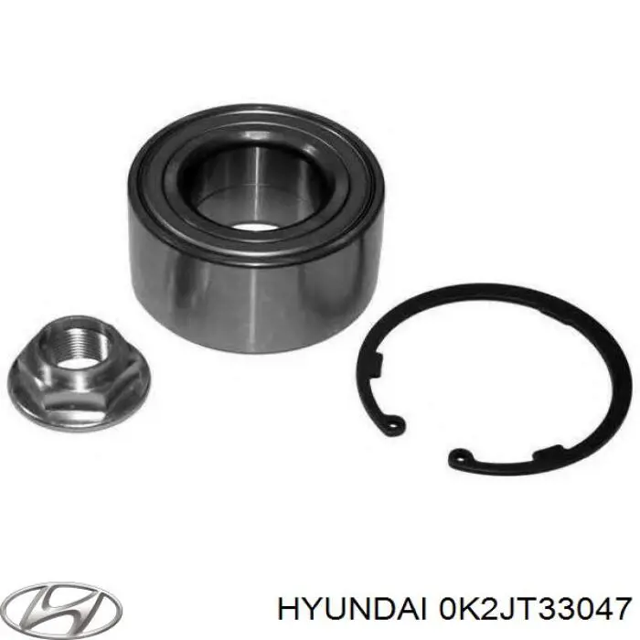 0K2JT33047 Hyundai/Kia Rodamientos de rueda delantero