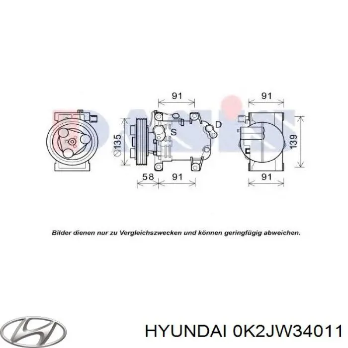 Muelles delantero Hyundai/Kia 0K2JW34011