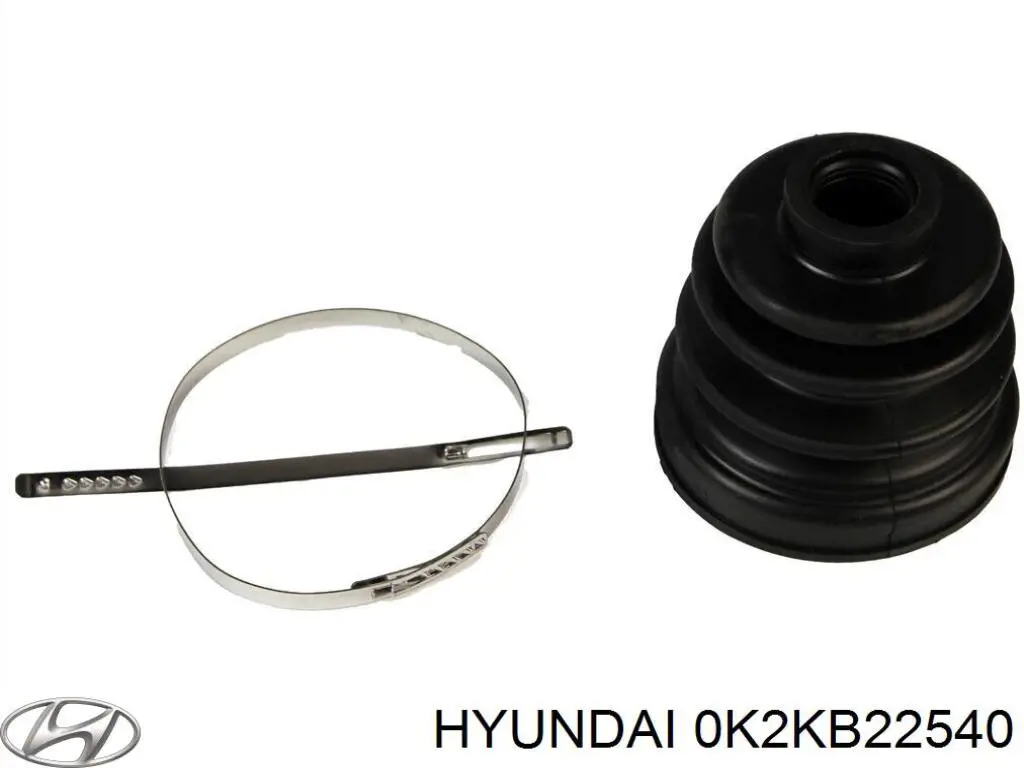 0K2KB22540 Hyundai/Kia fuelle, árbol de transmisión delantero interior