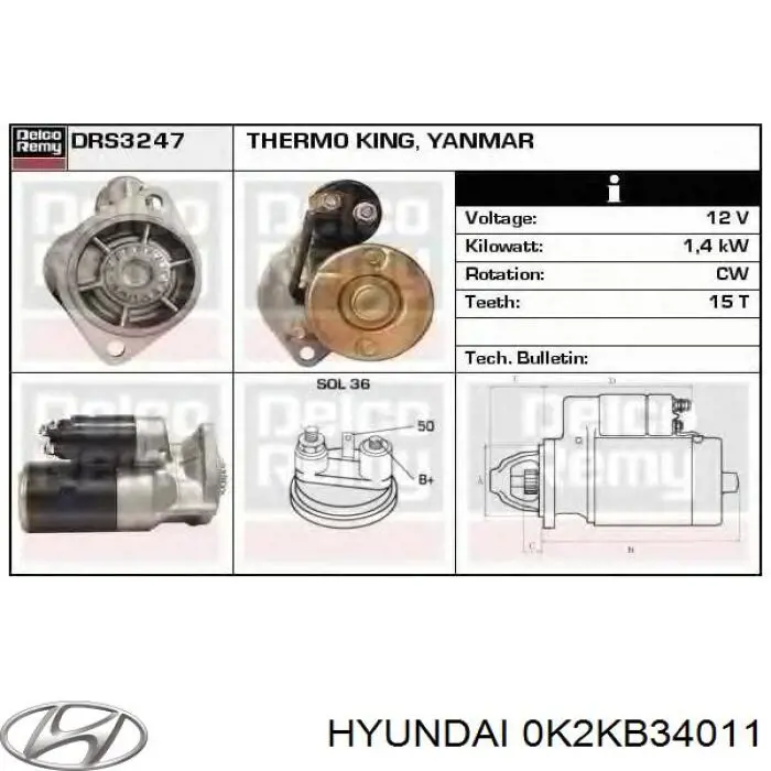 0K2KB34011 Hyundai/Kia muelle de suspensión eje delantero