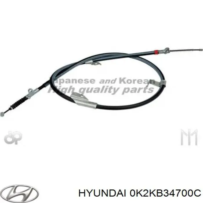 0K2KB34700C Hyundai/Kia amortiguador delantero derecho