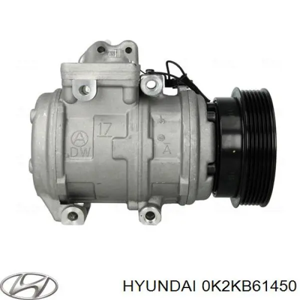 0K2KB61450 Hyundai/Kia compresor de aire acondicionado
