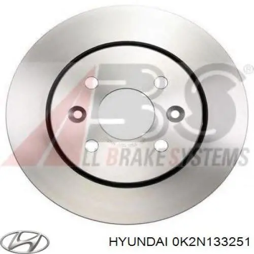Frenos delanteros Hyundai/Kia 0K2N133251 precio, desde 45,10 EUR