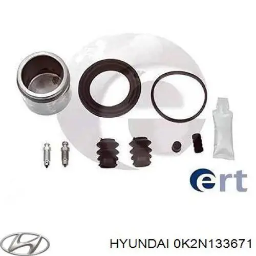 Retén de pinza de freno delantero HYUNDAI 0K2N133671