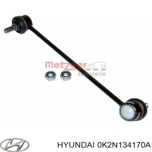 Bieleta estabilizadora delantera izquierda 0K2N134170A Hyundai/Kia