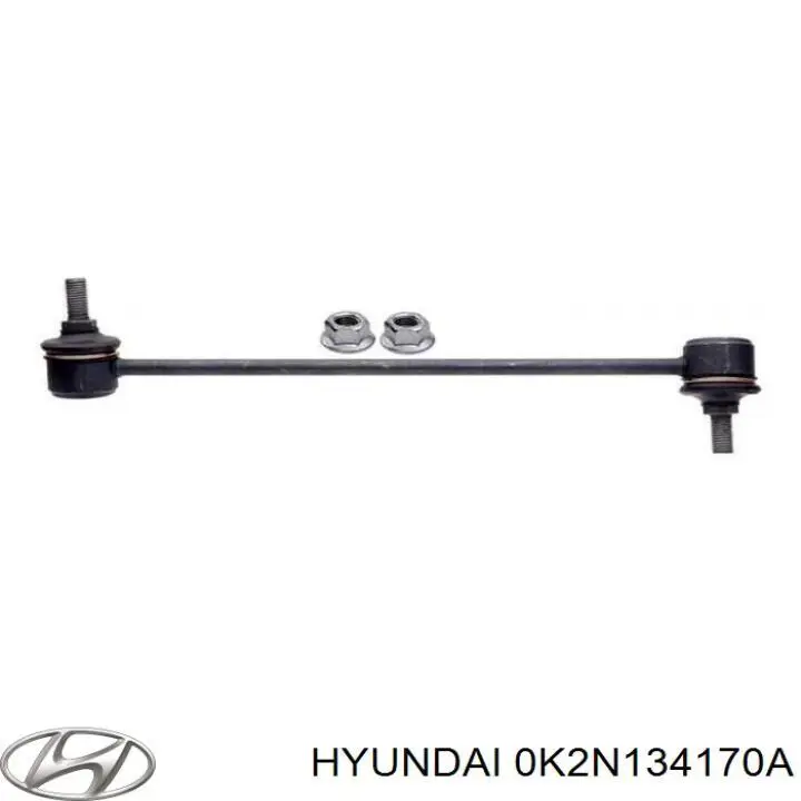 0K2N134170A Hyundai/Kia barra estabilizadora delantera izquierda