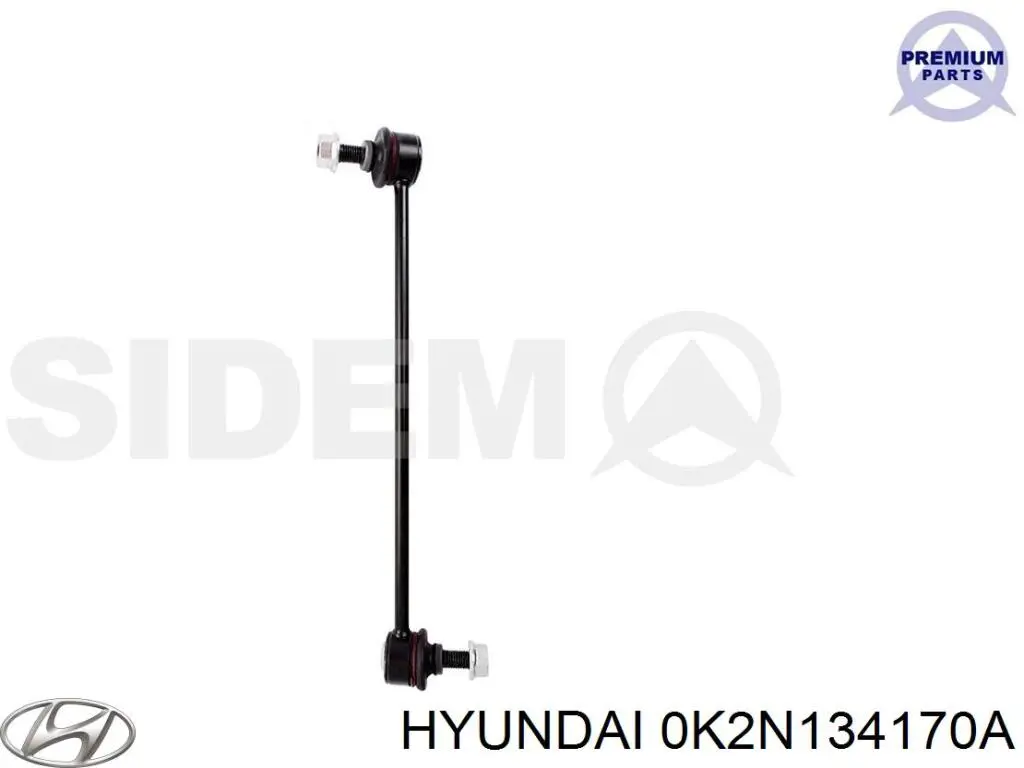 Bieleta de suspensión delantera izquierda Hyundai/Kia 0K2N134170A