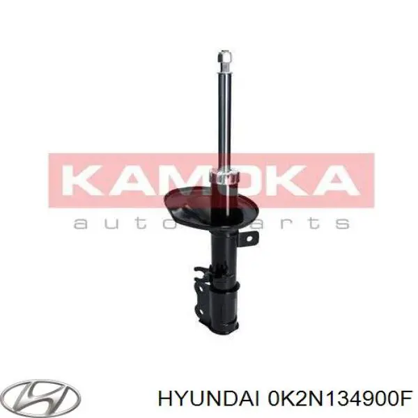 Amortiguador delantero izquierdo 0K2N134900F Hyundai/Kia