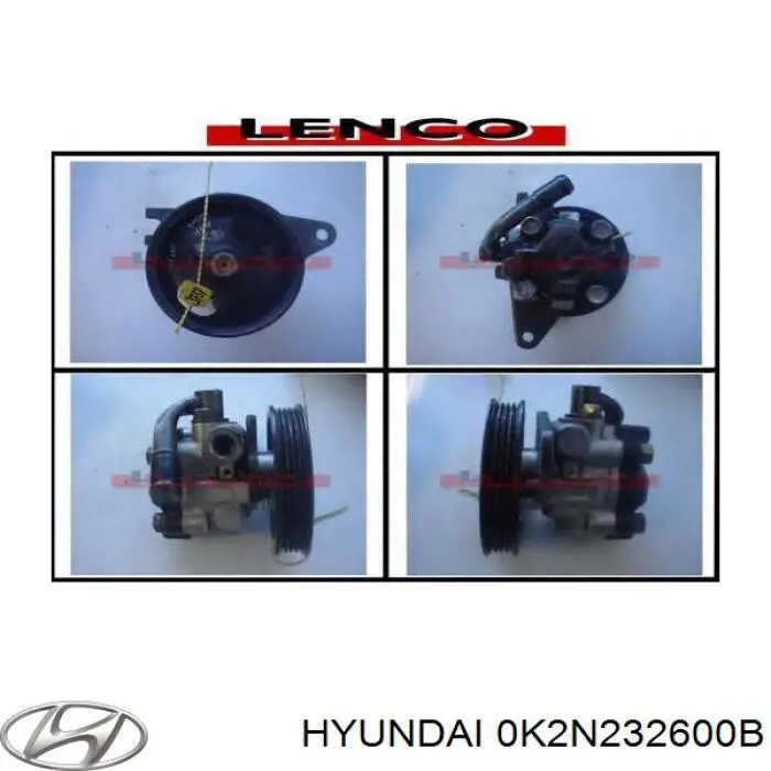 0K2N232600B Hyundai/Kia bomba hidráulica de dirección