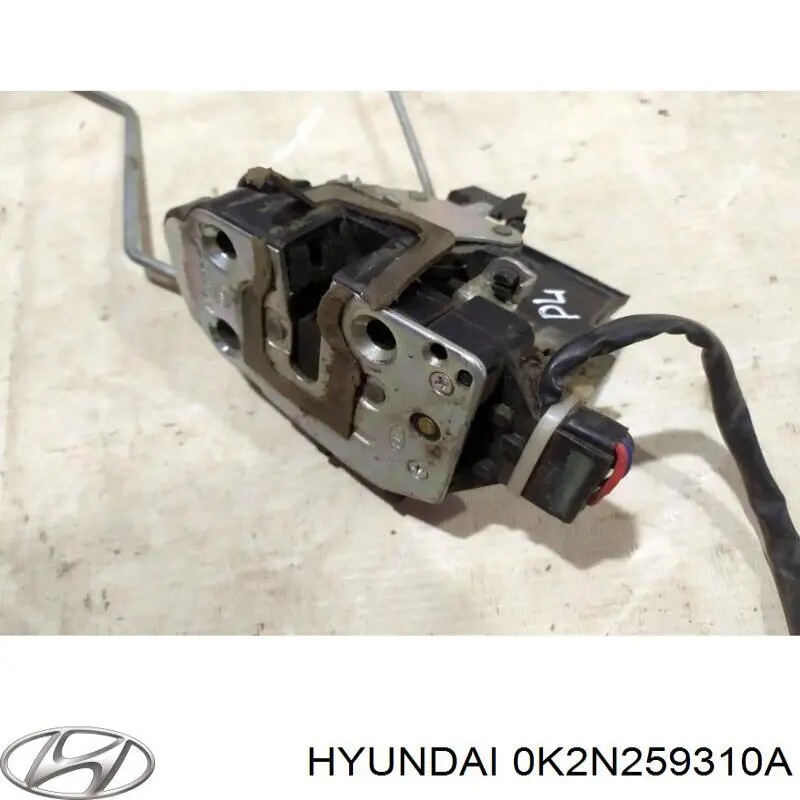 0K2N259310A Hyundai/Kia cerradura de puerta delantera izquierda