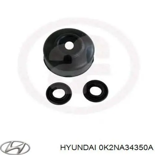 0K2NA34350A Hyundai/Kia barra oscilante, suspensión de ruedas delantera, inferior izquierda