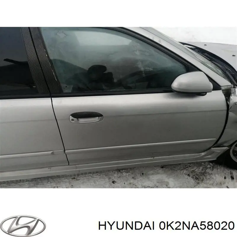 0K2NA58020 Hyundai/Kia puerta delantera derecha