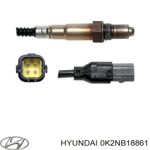 0K2NB18861 Hyundai/Kia sonda lambda sensor de oxigeno post catalizador