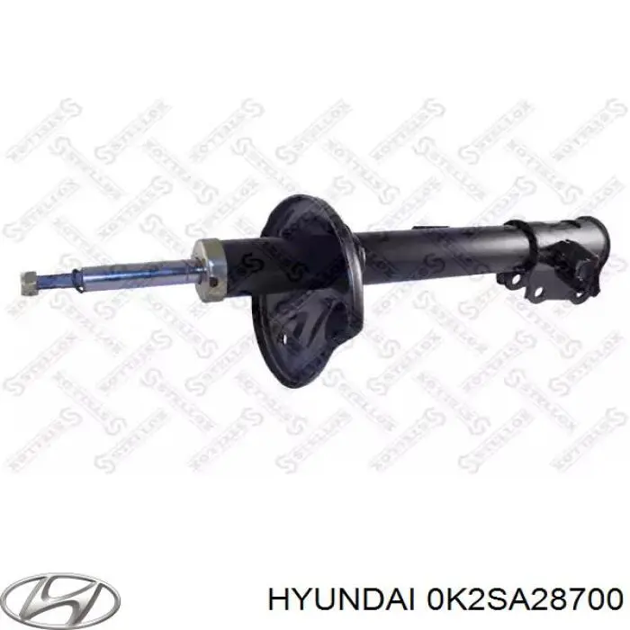 0K2SA28700 Hyundai/Kia amortiguador trasero derecho