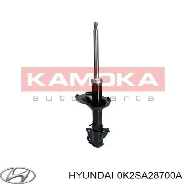 Amortiguador trasero derecho OK2SA28700A Hyundai/Kia