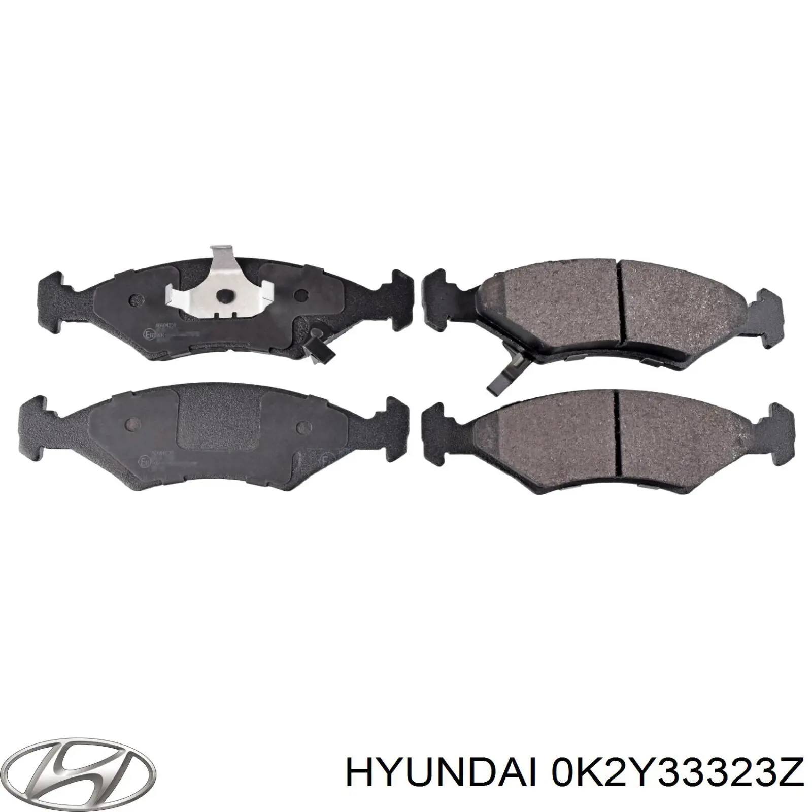 Pastillas de freno delanteras Hyundai/Kia 0K2Y33323Z
