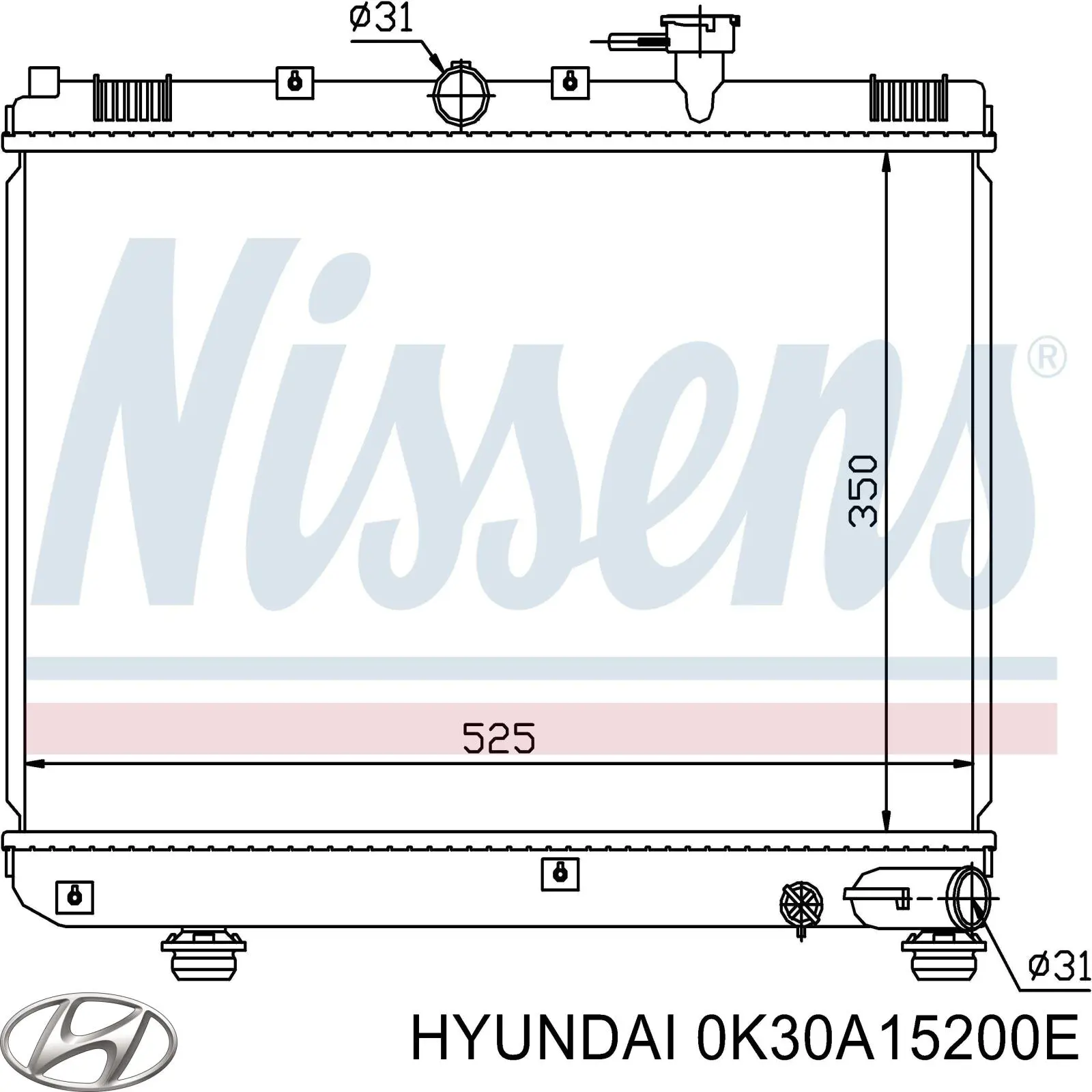 Água radiador Hyundai/Kia 0K30A15200E precio, desde 99,42 EUR
