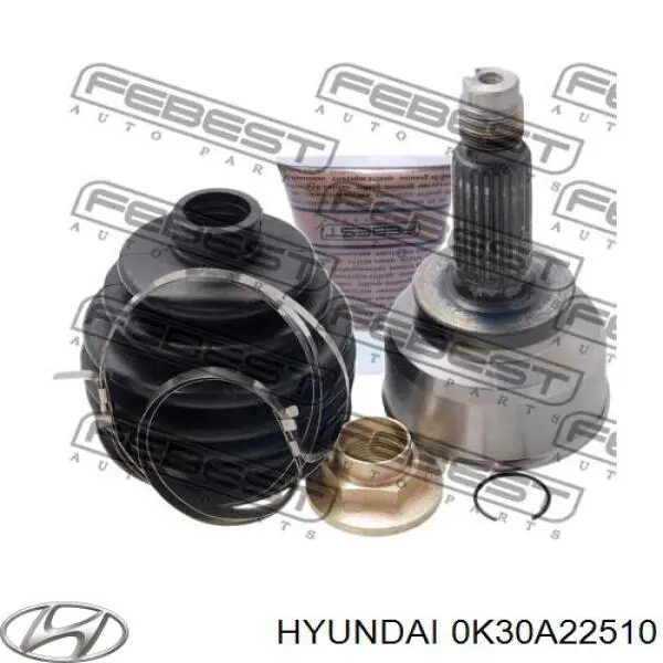 0K30A22510 Hyundai/Kia junta homocinética exterior delantera derecha