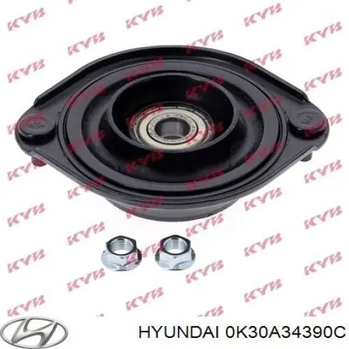 0K30A34390C Hyundai/Kia soporte amortiguador delantero