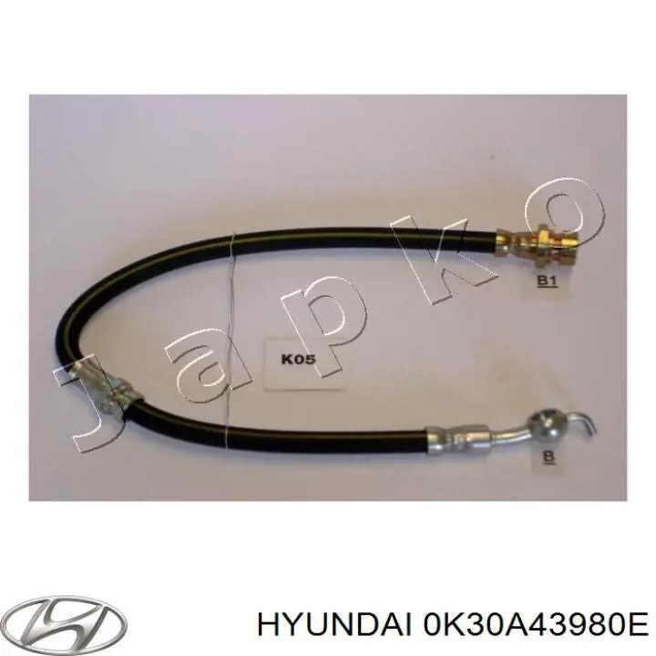 T30107 Brembo Tubo de frenos delantero