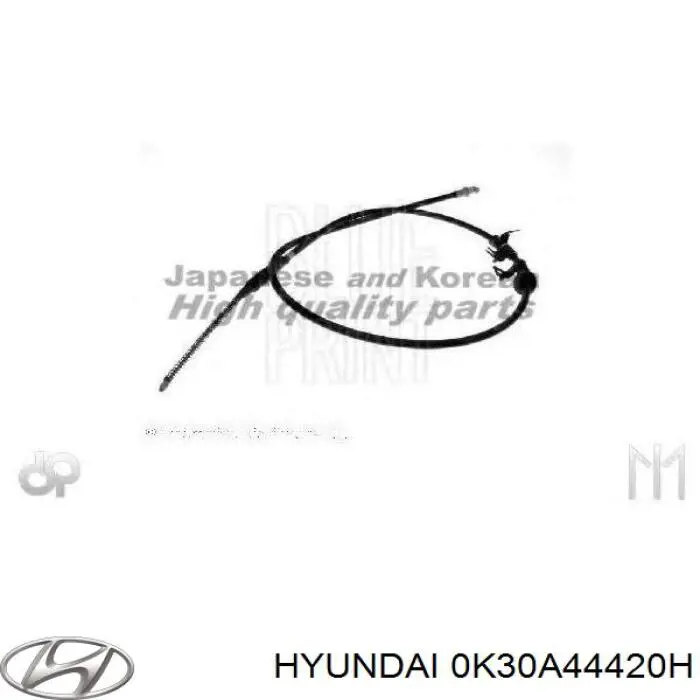 Cable de freno de mano trasero izquierdo Hyundai/Kia 0K30A44420H precio, desde 27,50 EUR