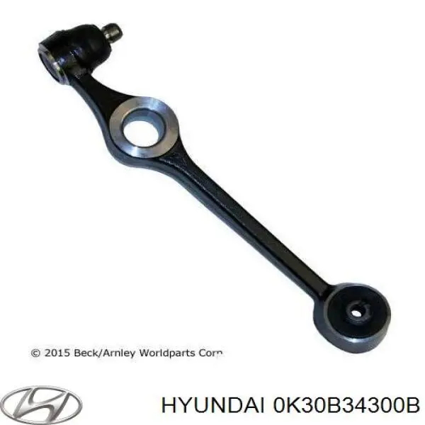 0K30B34300B Hyundai/Kia barra oscilante, suspensión de ruedas delantera, inferior derecha