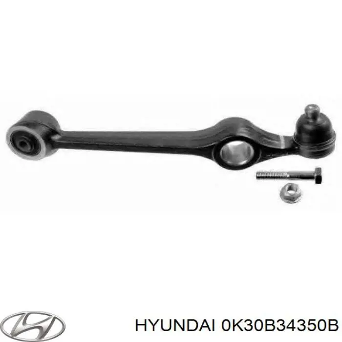 0K30B34350B Hyundai/Kia barra oscilante, suspensión de ruedas delantera, inferior izquierda