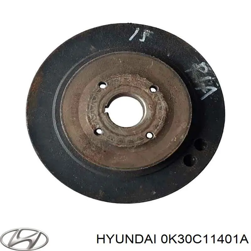 0K30C11401A Hyundai/Kia polea de cigüeñal