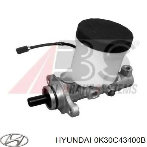 0K30C43400B Hyundai/Kia cilindro principal de freno