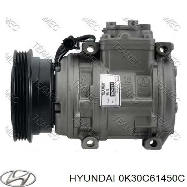 0K30C61450C Hyundai/Kia compresor de aire acondicionado