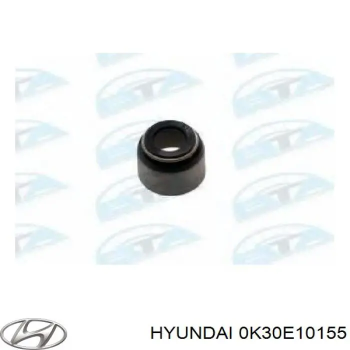 0K30E10155 Hyundai/Kia sello de aceite de valvula (rascador de aceite Entrada/Salida)