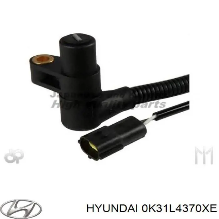 0K31L4370XE Hyundai/Kia sensor abs delantero derecho