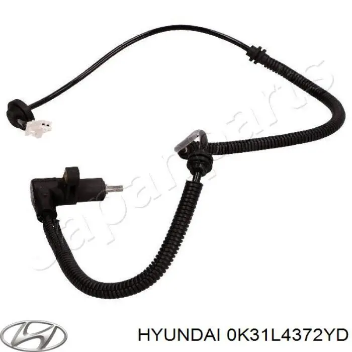 0K31L4372YD Hyundai/Kia sensor abs trasero izquierdo