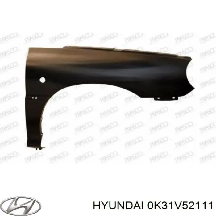 Comprar 0K31V52111 Hyundai/Kia Aleta