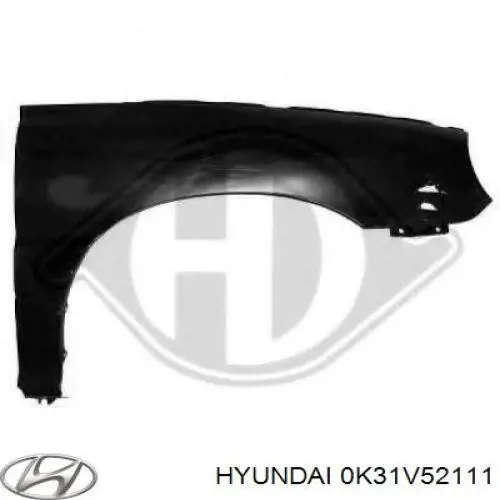 Aleta 0K31V52111 Hyundai/Kia
