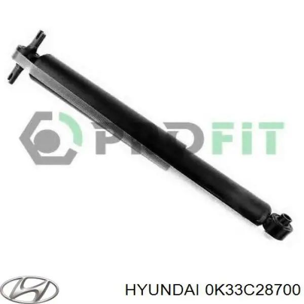 0K33C28700 Hyundai/Kia amortiguador trasero