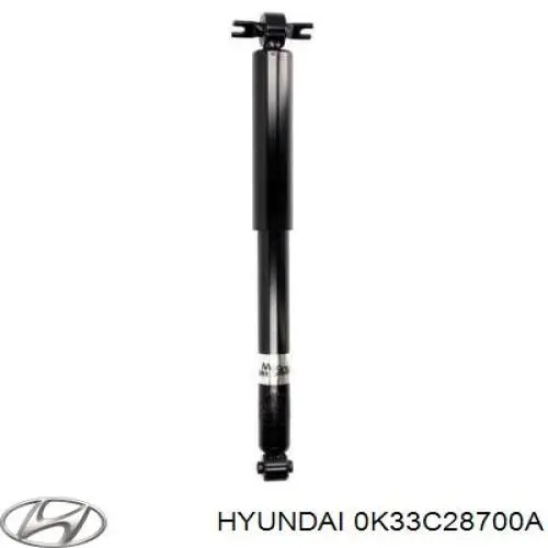 0k33c28700a Hyundai/Kia amortiguador trasero