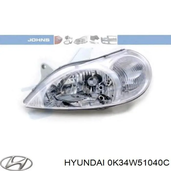 Faro Hyundai/Kia 0K34W51040C precio, desde 68,24 EUR