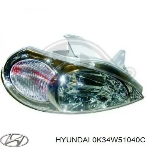 0K34W51040B Hyundai/Kia faro izquierdo