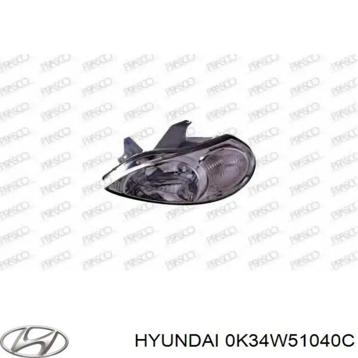 Comprar 0K34W51040C Hyundai/Kia Faro delantero izquierdo