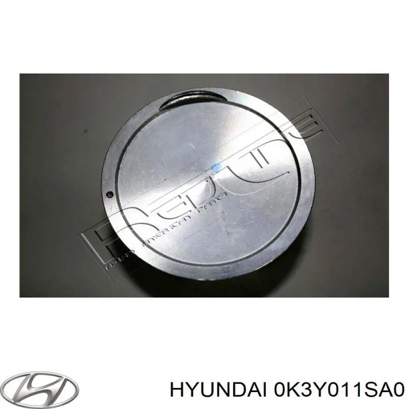 0K3Y011SA0 Hyundai/Kia pistón