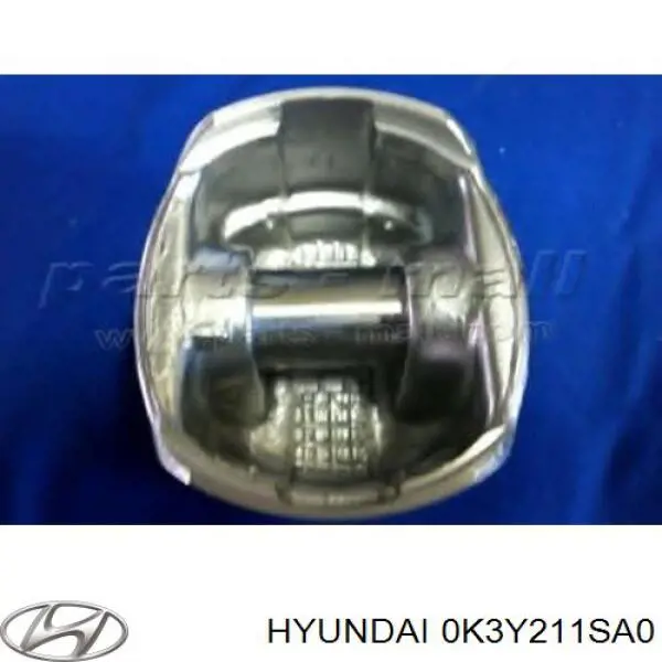 0K3Y211SA0 Hyundai/Kia pistón con bulón sin anillos, std