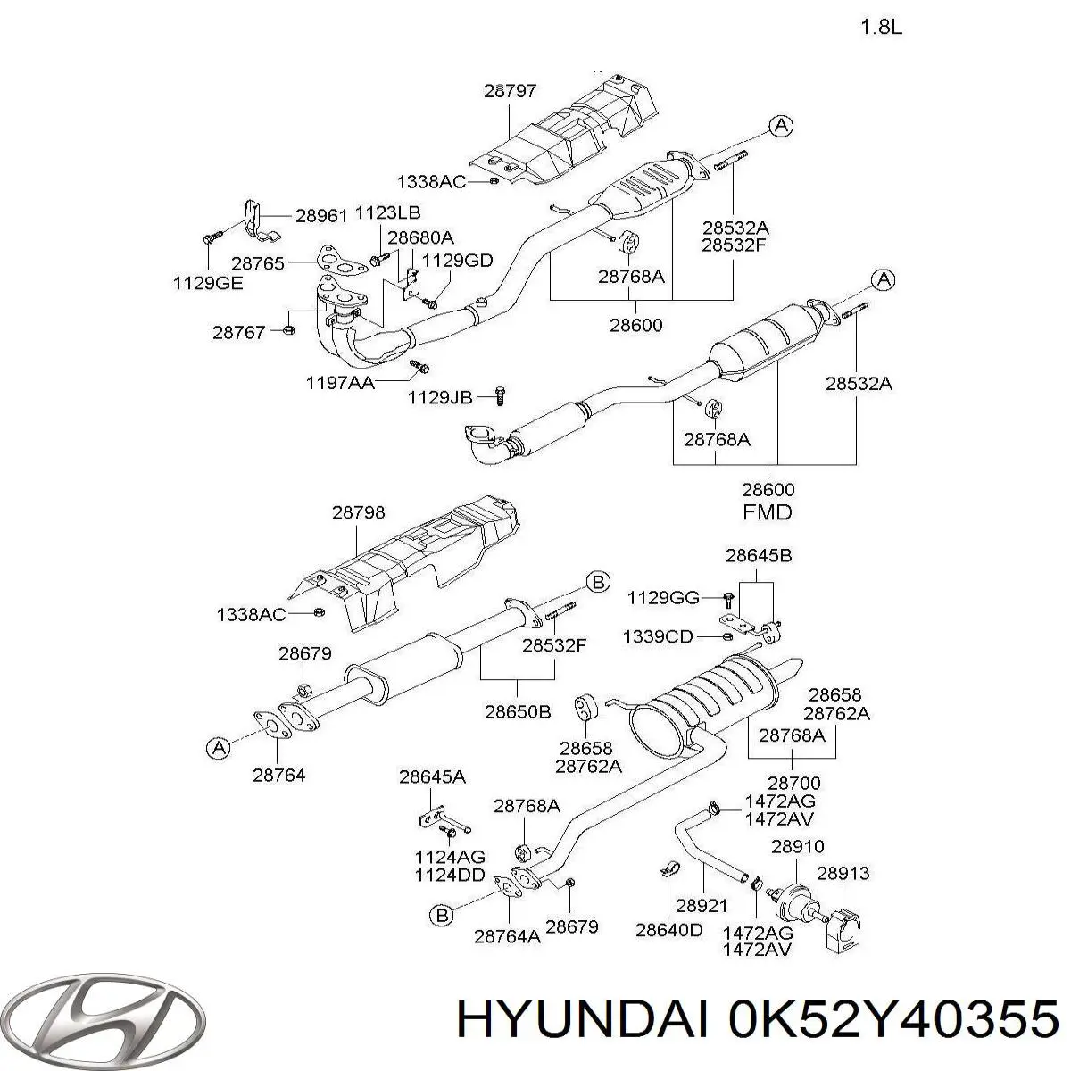 Comprar 0K52Y40355 Hyundai/Kia 
